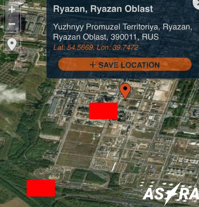 Спутники NASA зафиксировали пожар на объекте «Роснефти» в Рязани qzeiqzuiqthidqzkmp