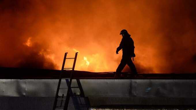 На Коптевском рынке в Москве произошел пожар