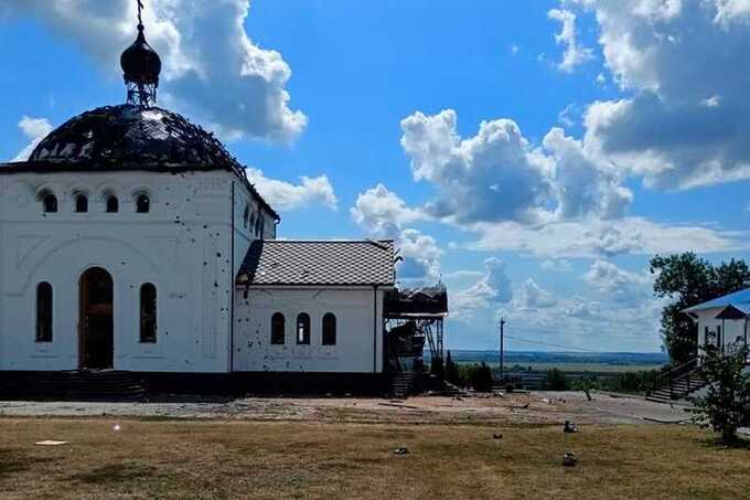 Российские паблики сообщают о боях за монастырь под Курском