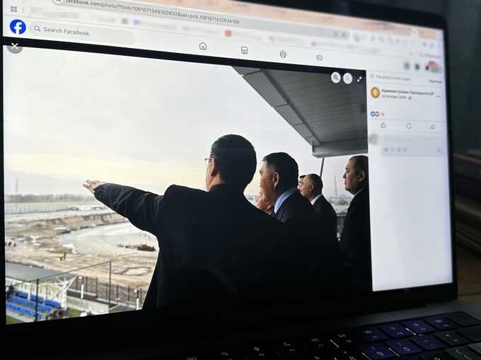 Компания с государственным контрактом на строительство футбольного стадиона в Кыргызстане связана с президентской администрацией
