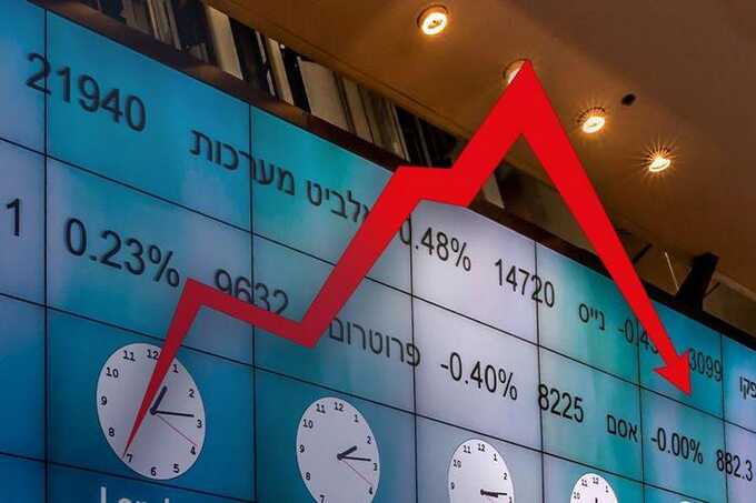 Фондовый рынок Израиля упал на 3%